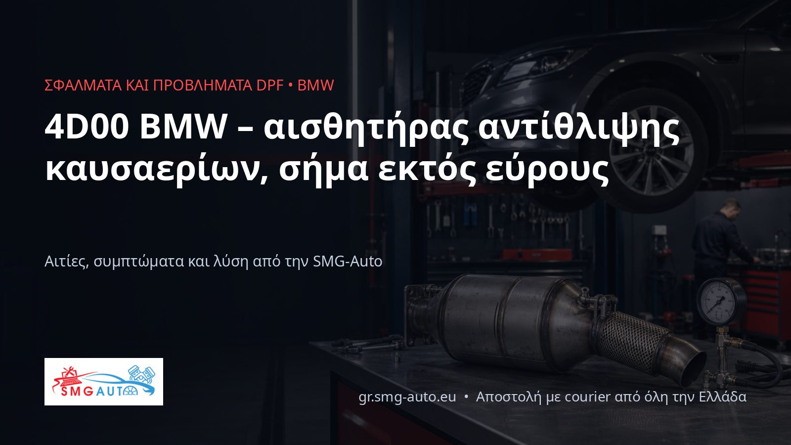 4D00 BMW – αισθητήρας αντίθλιψης καυσαερίων