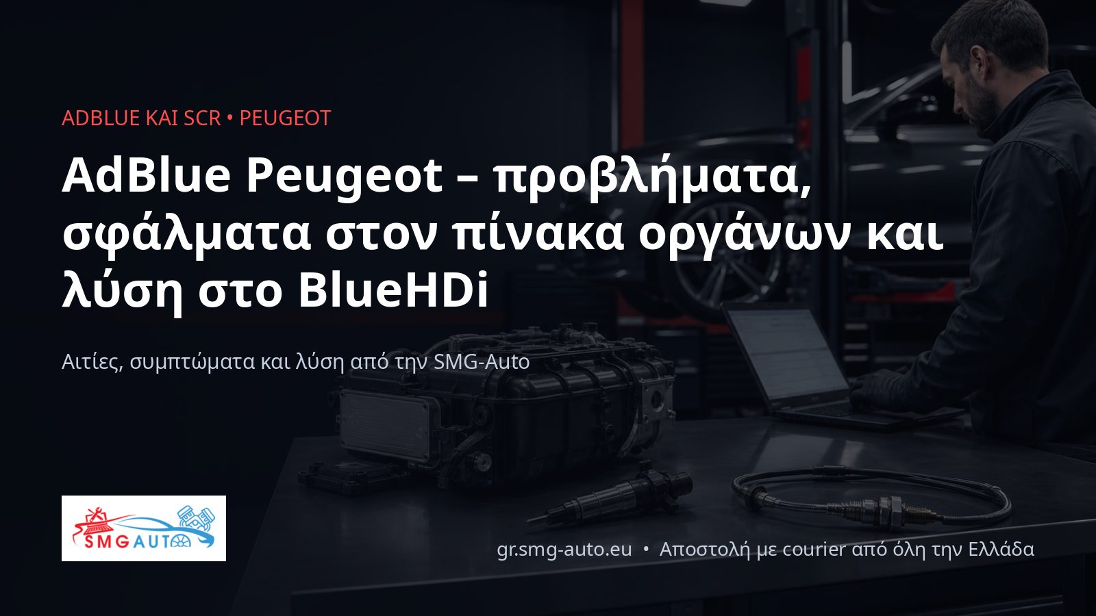 AdBlue Peugeot – σφάλμα στον πίνακα οργάνων, αντίστροφη μέτρηση και αδυναμία εκκίνησης