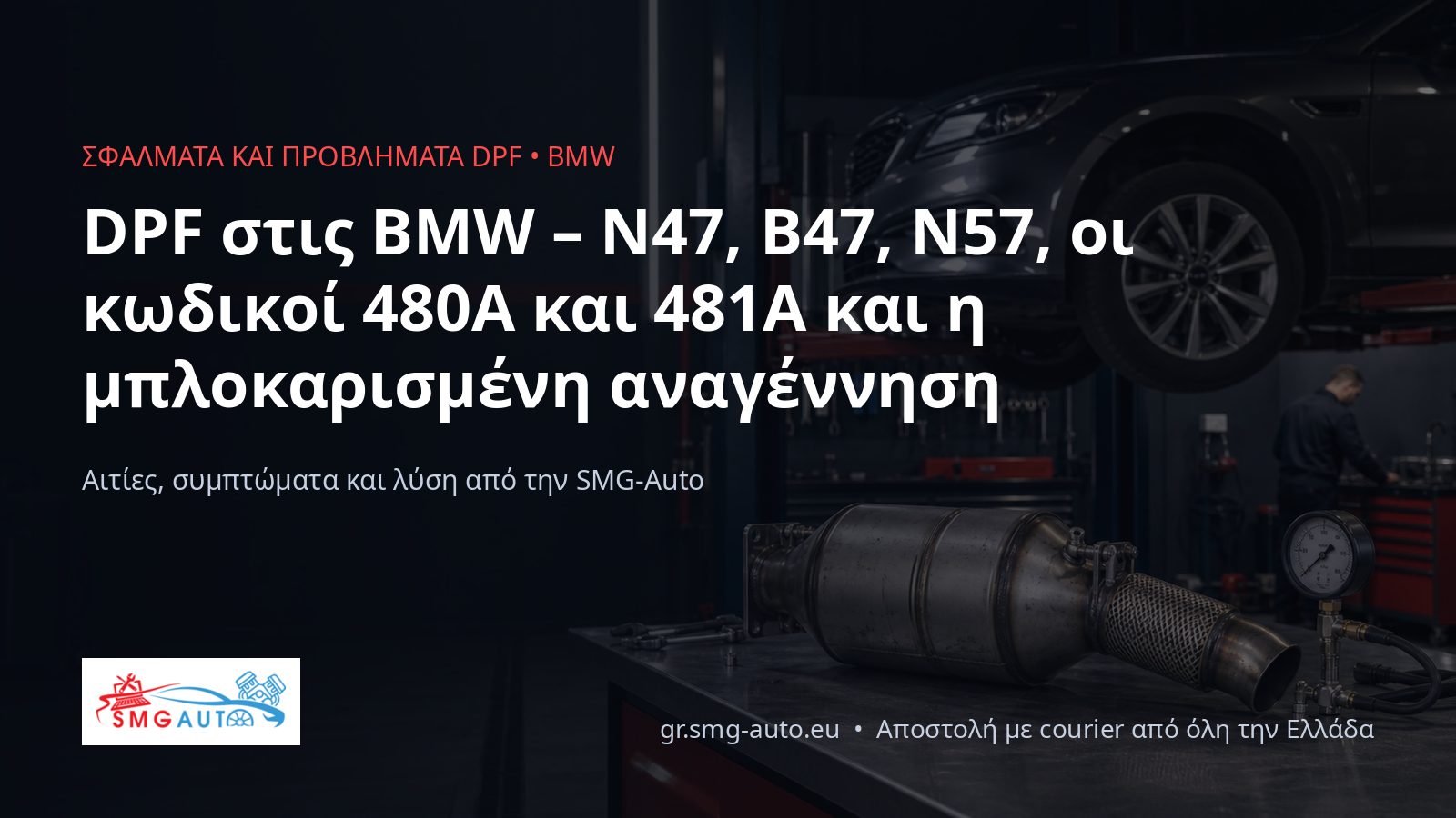 DPF στην BMW – N47, B47, N57 και οι κωδικοί 480A/481A