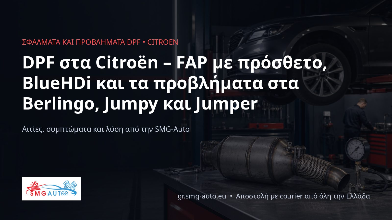 DPF σε Citroën – FAP, πρόσθετο Eolys και BlueHDi