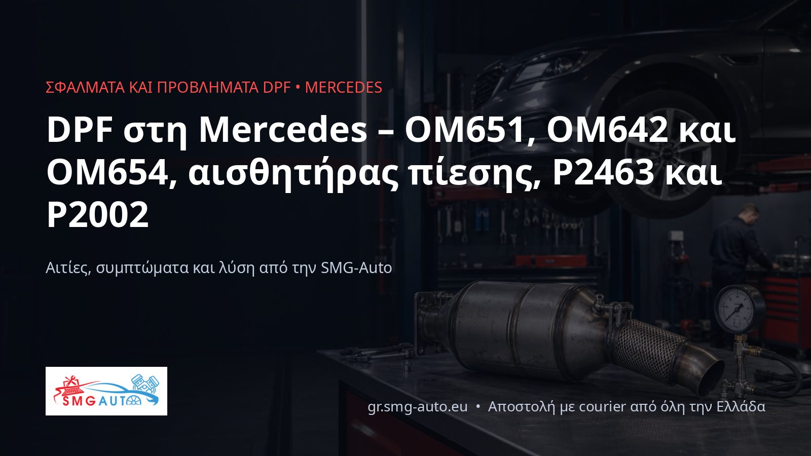 DPF στην Mercedes – OM651, OM654, OM642: αιθάλη, στάχτη, αισθητήρες