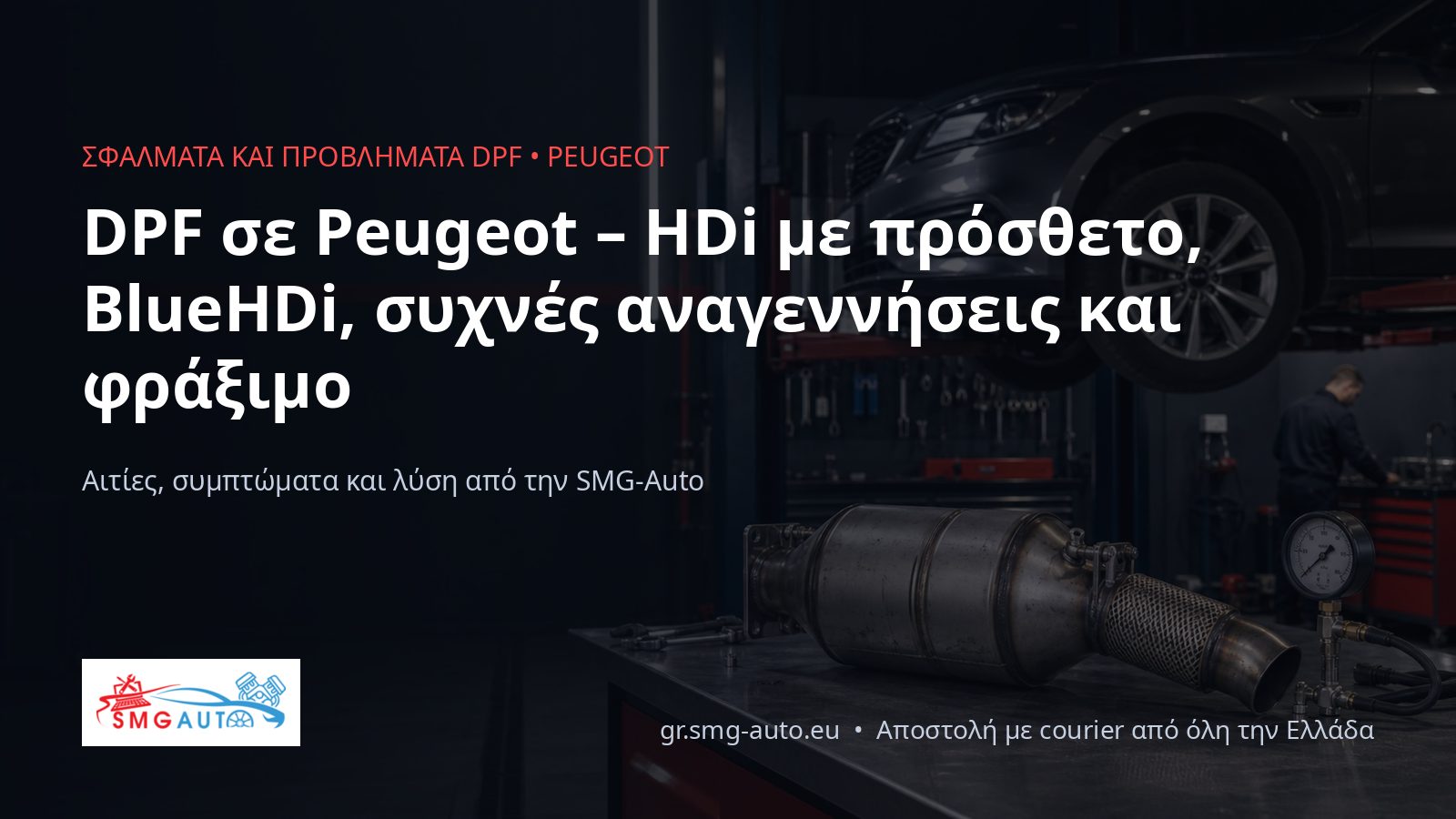 DPF σε Peugeot – HDi με πρόσθετο και BlueHDi χωρίς πρόσθετο