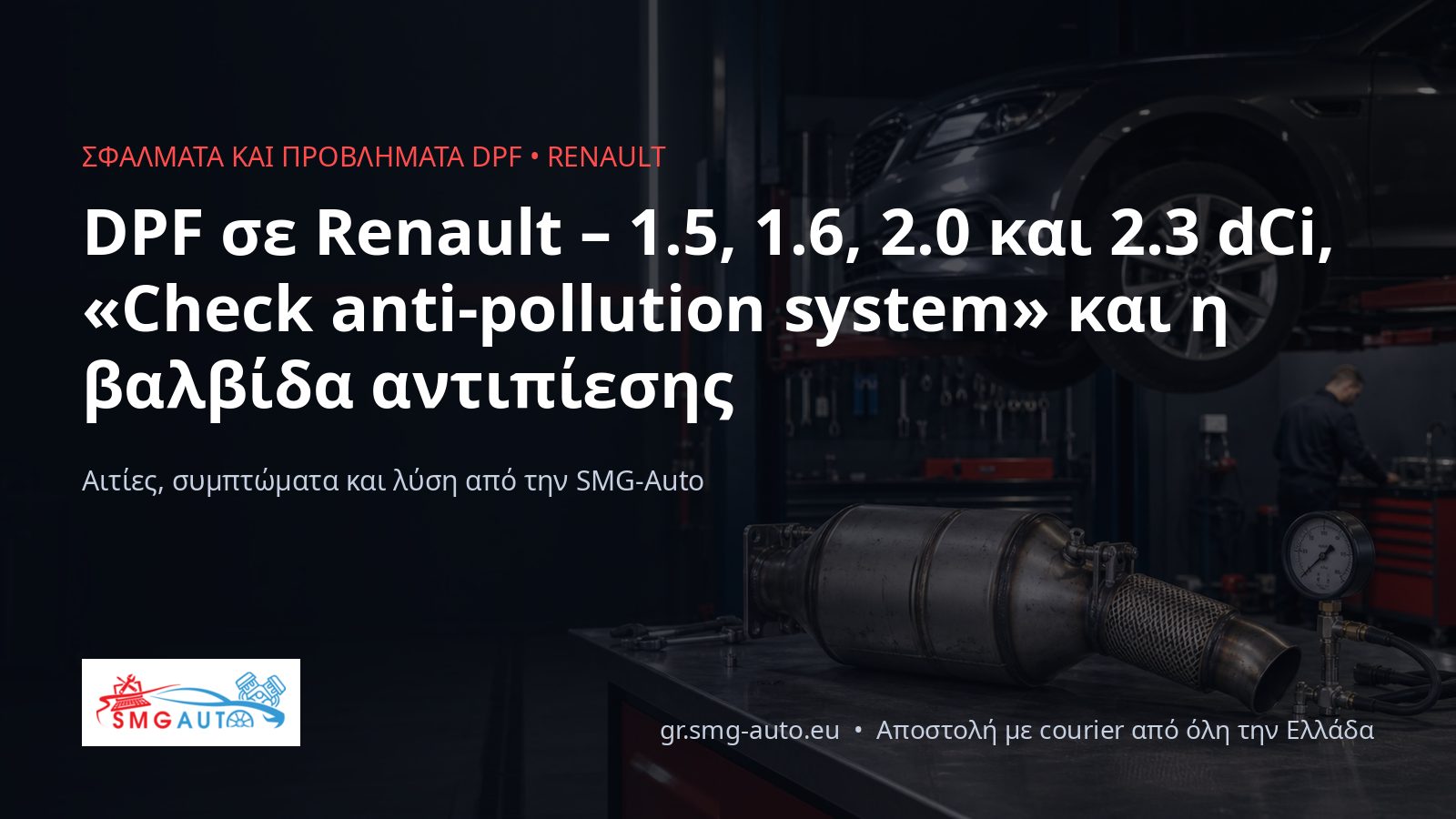 DPF στην Renault – dCi, „Check anti-pollution system“