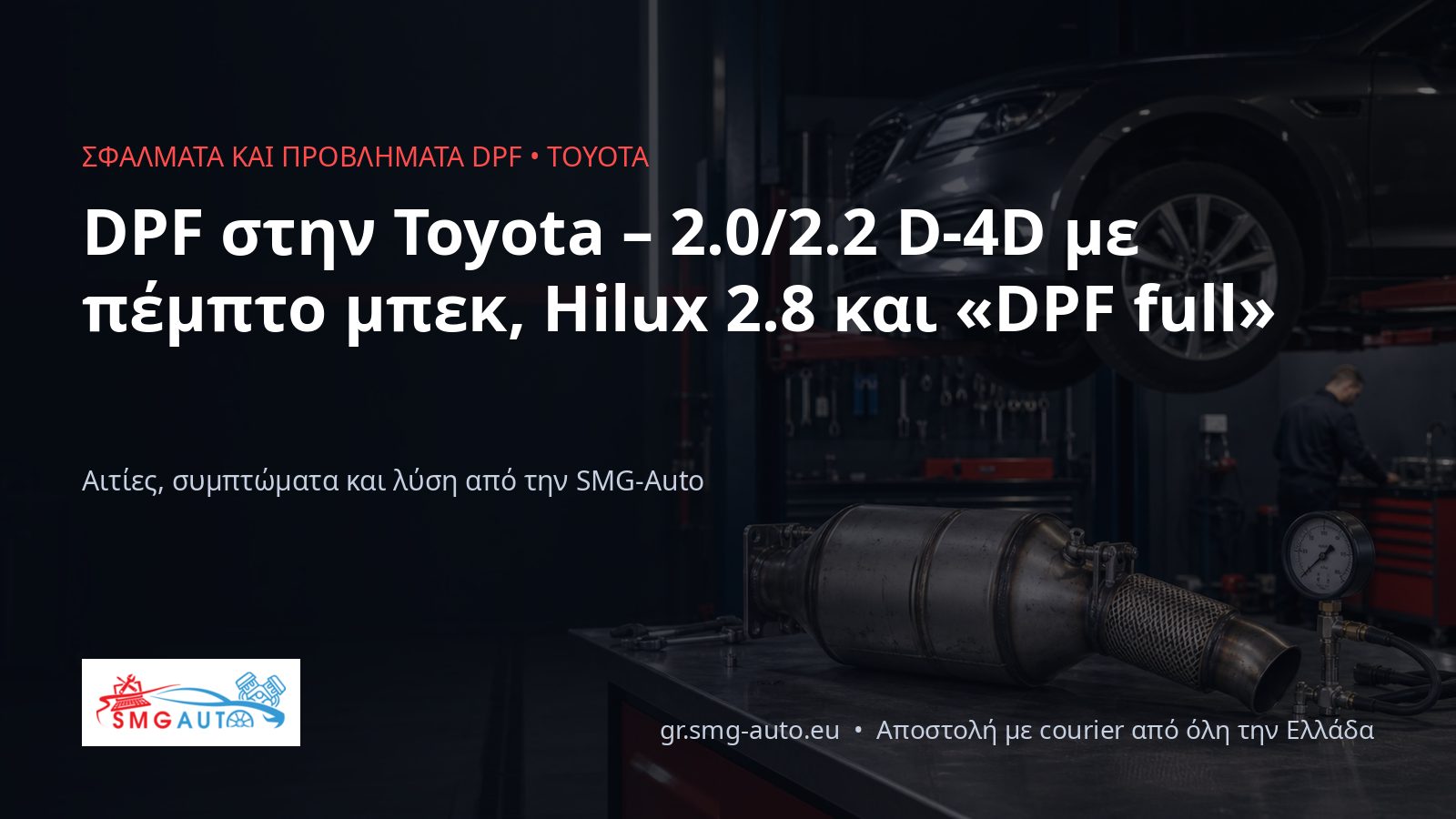 DPF στην Toyota – D-4D, Hilux 2.8 και το μήνυμα „DPF full“