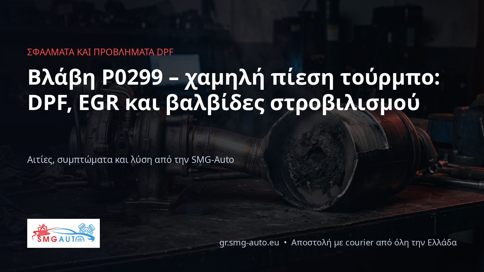 Грешка P0299 – ниско налягане на турбото, запушен DPF и EGR